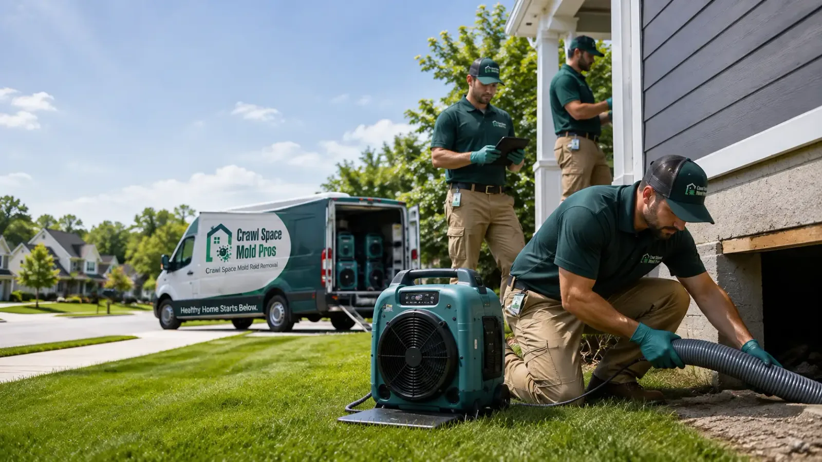 Crawl Space Mold Removal in Allerton, IA